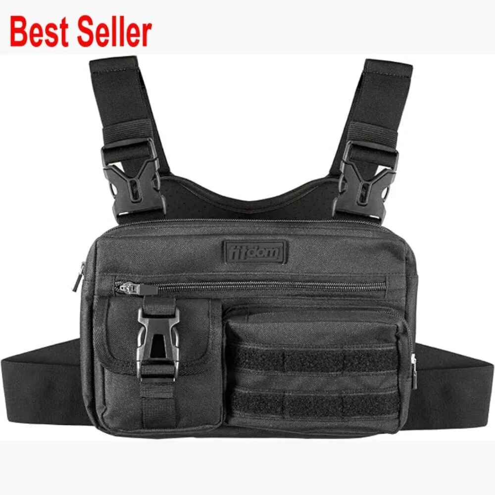 Tactical Lightweight Running Chest Pack with Phone Holder